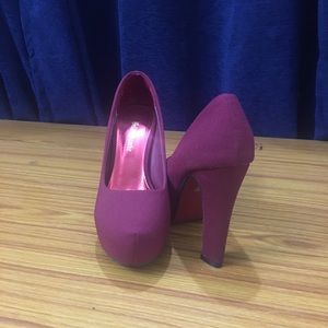 Maroon Pumps